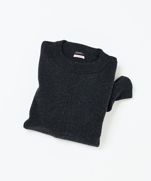 Ets.MATERIAUX（マテリオ）の「【L`etiquette × EDIFICE】フレンチ アーミー ニット（ニット/セーター・メンズ・ブルー系その他/チャコールグレー/ホワイト系その他・MEDIUM/LARGE）」の9枚目の写真
