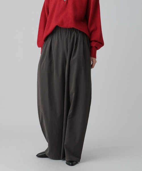 LEPSIM（レプシィム）の「フィブリルワイドパンツ　601342（その他パンツ・レディース・ブラック/チャコールグレー/ベージュ・FREE）」の11枚目の写真