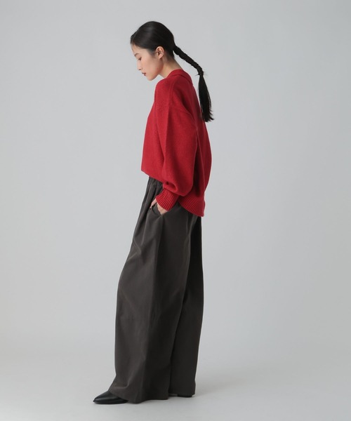 LEPSIM（レプシィム）の「フィブリルワイドパンツ　601342（その他パンツ・レディース・ブラック/チャコールグレー/ベージュ・FREE）」の14枚目の写真