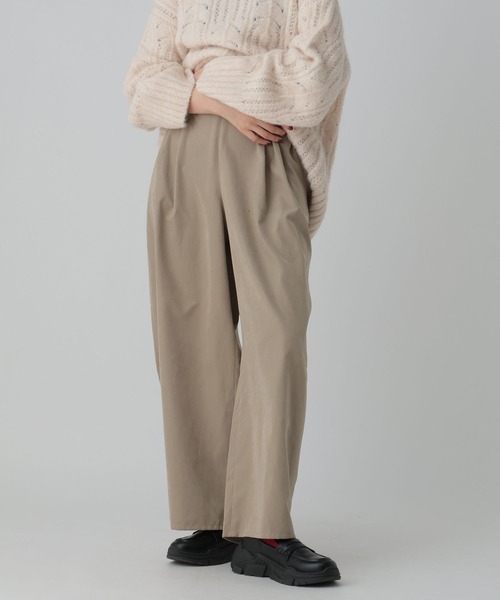 LEPSIM（レプシィム）の「フィブリルワイドパンツ　601342（その他パンツ・レディース・ブラック/チャコールグレー/ベージュ・FREE）」の16枚目の写真