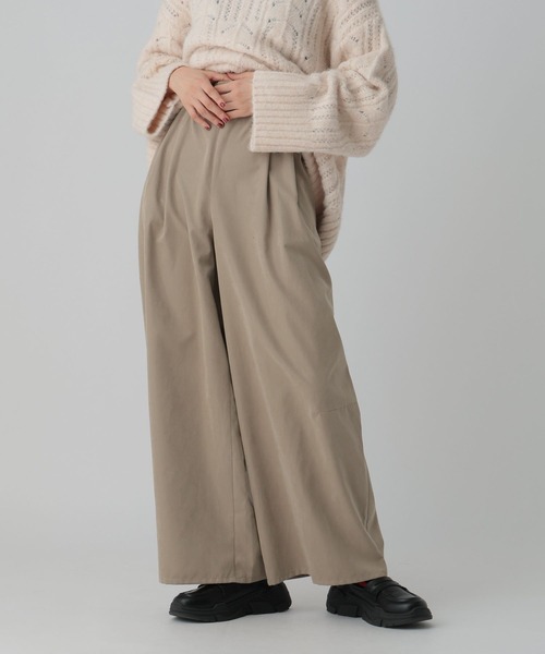 LEPSIM（レプシィム）の「フィブリルワイドパンツ　601342（その他パンツ・レディース・ブラック/チャコールグレー/ベージュ・FREE）」の17枚目の写真