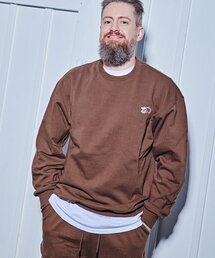 BETTERTHAN88（ベターザン88）の「3012WB デイジーワッペン ヘビーストリング スウェット ウッドブラウン（スウェット）」