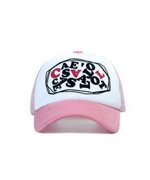 CASE A LOT（ケースアロット）の「Graphic logo trucker cap - pink（キャップ）」