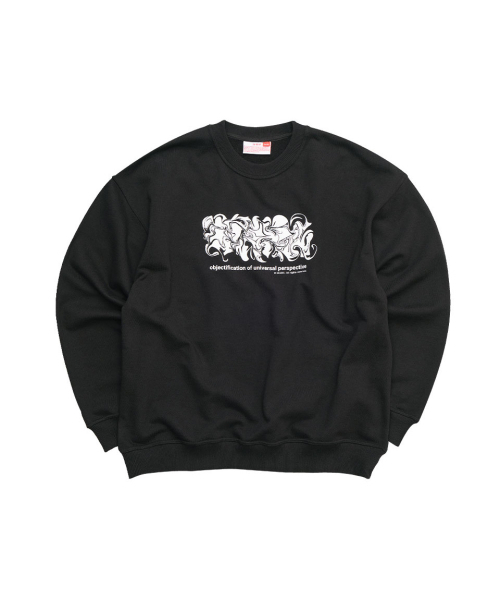 261EUI（261イーユーアイ）の「SQUARE MARBLING SWEATSHIRT BLACK（スウェット・メンズ・その他・1/2）」の2枚目の写真