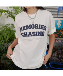 BUBBLPIECE（バブルピース）の「16-count Memories Pigment T-shirt_White（Tシャツ/カットソー）」