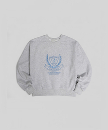 VANESSA（バネッサ）の「Women's Athletic Embroidered Man-to-Man_White Melange（スウェット）」