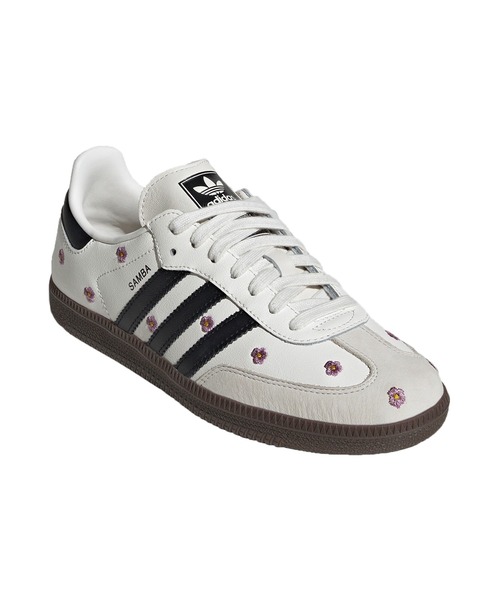 SALON adam et rope'（サロン アダム エ ロペ）の「【adidas（アディダス）】SAMBA OG W2 / サンバ（スニーカー・レディース・ブラック系その他/ホワイト・22.5/23.5/24.5/25）」の2枚目の写真