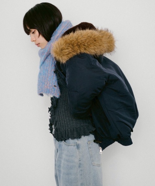 DRWCYS（ドロシーズ）の「ミックスカラーウォームマフラー（マフラー・レディース・ブラック/ピンク・FREE）」の21枚目の写真