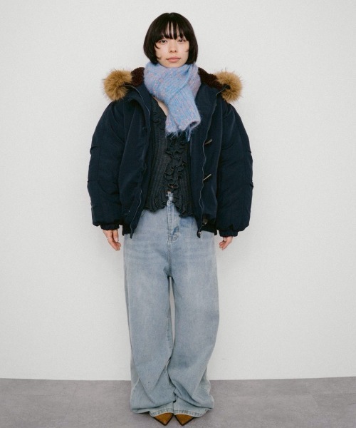 DRWCYS（ドロシーズ）の「ミックスカラーウォームマフラー（マフラー・レディース・ブラック/ピンク・FREE）」の22枚目の写真