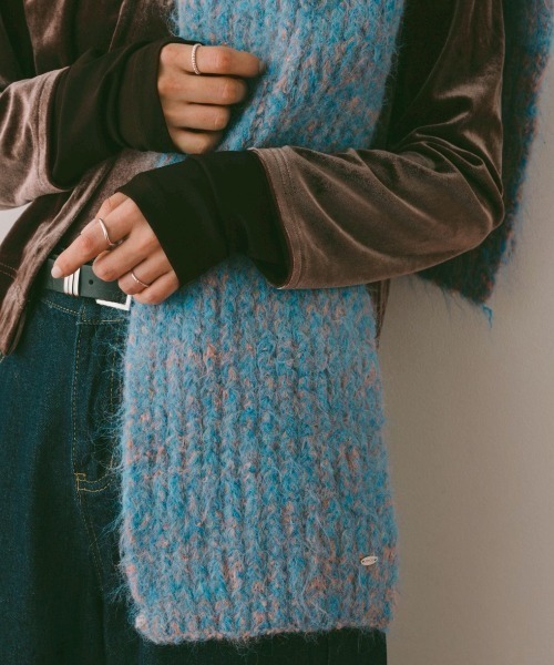 DRWCYS（ドロシーズ）の「ミックスカラーウォームマフラー（マフラー・レディース・ブラック/ピンク・FREE）」の15枚目の写真