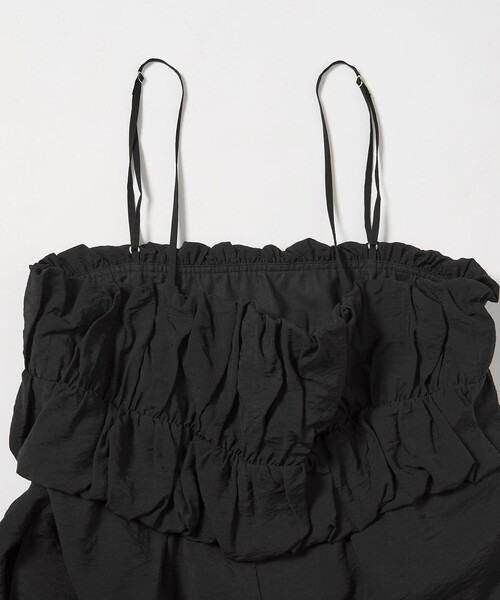 EMMEL REFINES（エメルリファインズ）の「＜EMMEL REFINES＞EM ビスチェライク サロペット（サロペット/オーバーオール・レディース・ベージュ/ブラック・M/S）」の18枚目の写真