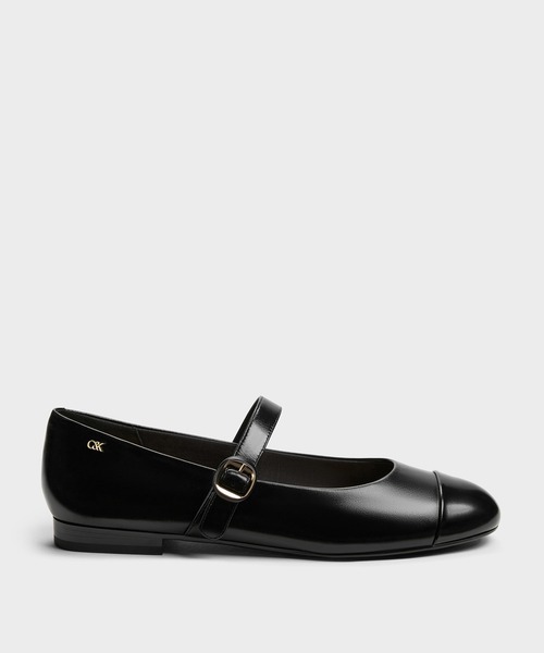 CHARLES & KEITH(チャールズ & キース)の「レザーキャップトゥ メリージェーン(パンプス・レディース・ブラック/オートミール・22.5cm/23cm/23.5cm/24.5cm/25cm)」の13枚目の写真