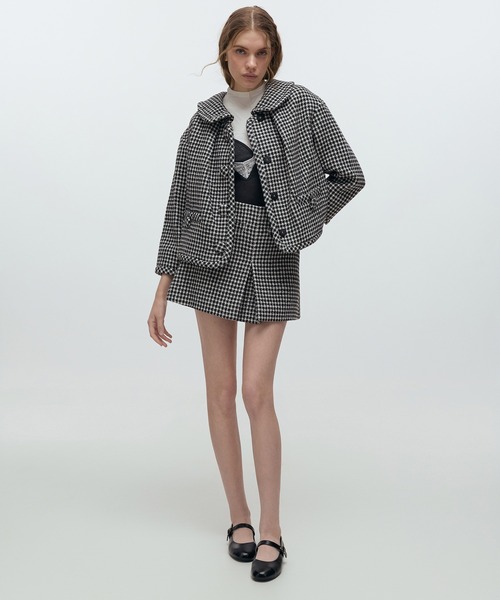 CHARLES & KEITH(チャールズ & キース)の「レザーキャップトゥ メリージェーン(パンプス・レディース・ブラック/オートミール・22.5cm/23cm/23.5cm/24.5cm/25cm)」の12枚目の写真