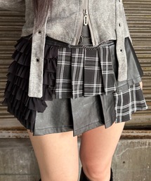 Figments | パンクパッチワークミニスカパン(スカート)