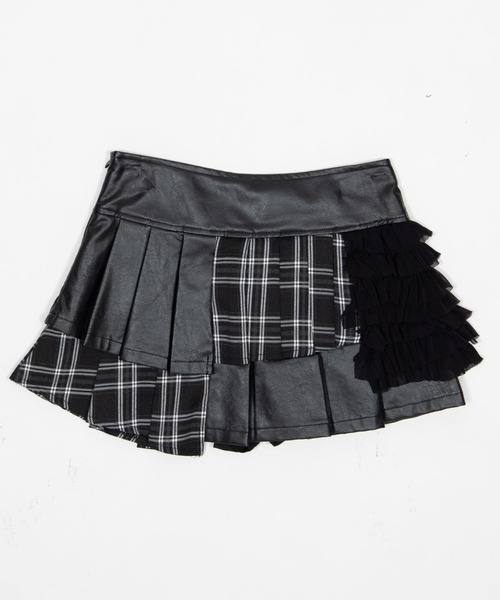 Figments（フィグメンツ）の「パンクパッチワークミニスカパン（スカート・レディース・ブラック・FREE）」の9枚目の写真