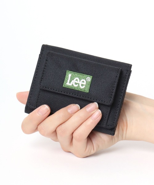 Lee(リー)の「Lee(リー)ブランドロゴBOXロゴ刺繍三つ折り財布/ミニ財布(財布・メンズ・グリーン/ブラック/ブルー/レッド・FREE)」の12枚目の写真