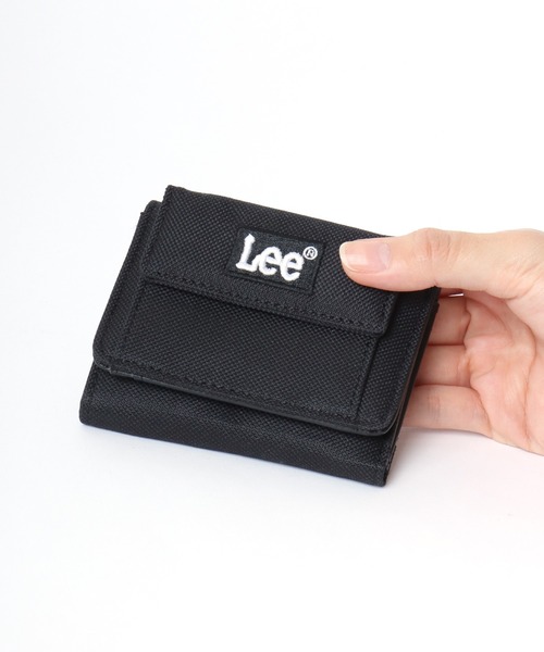 Lee(リー)の「Lee(リー)ブランドロゴBOXロゴ刺繍三つ折り財布/ミニ財布(財布・メンズ・グリーン/ブラック/ブルー/レッド・FREE)」の8枚目の写真