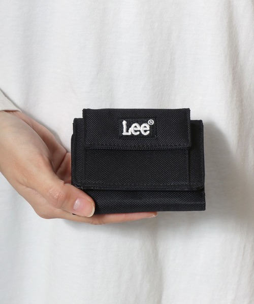 Lee(リー)の「Lee(リー)ブランドロゴBOXロゴ刺繍三つ折り財布/ミニ財布(財布・メンズ・グリーン/ブラック/ブルー/レッド・FREE)」の11枚目の写真