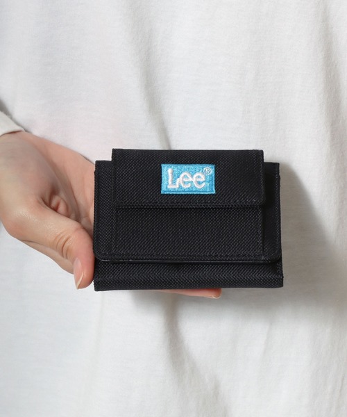 Lee(リー)の「Lee(リー)ブランドロゴBOXロゴ刺繍三つ折り財布/ミニ財布(財布・メンズ・グリーン/ブラック/ブルー/レッド・FREE)」の19枚目の写真