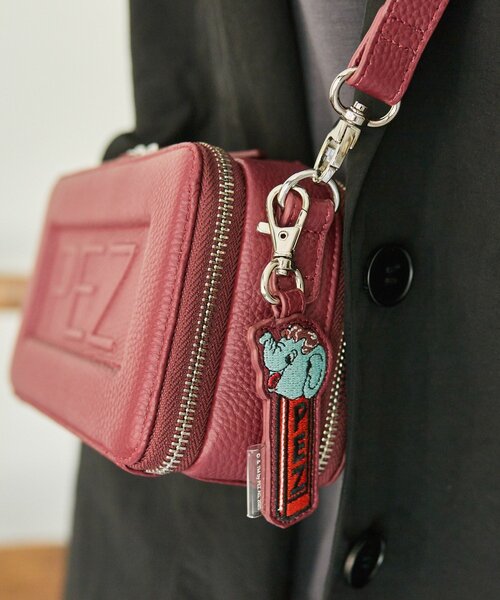 PEZ ear PAPILLONNER ウォレットショルダーバッグ セール】【PEZ(ペッツ)×ear】本革ウォレット&ショルダーバッグ（財布