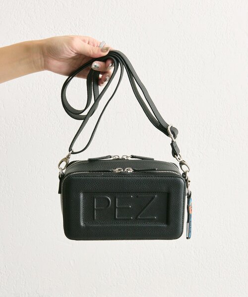PEZ ear PAPILLONNER ウォレットショルダーバッグ セール】【PEZ(ペッツ)×ear】本革ウォレット&ショルダーバッグ（財布