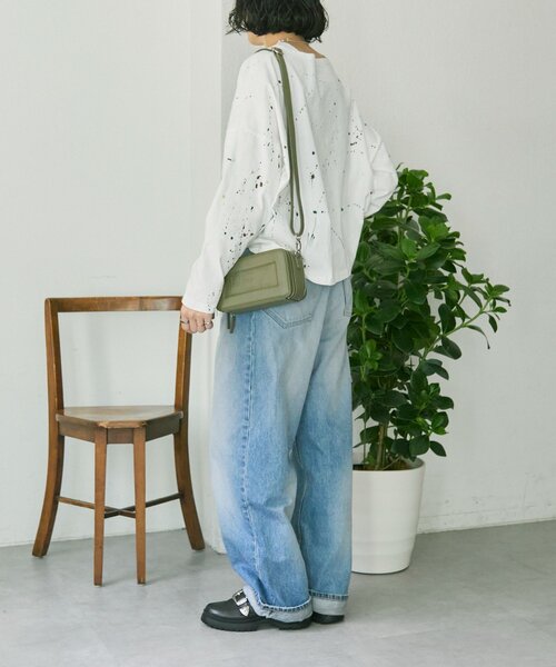 PEZ ear PAPILLONNER ウォレットショルダーバッグ セール】【PEZ(ペッツ)×ear】本革ウォレット&ショルダーバッグ（財布