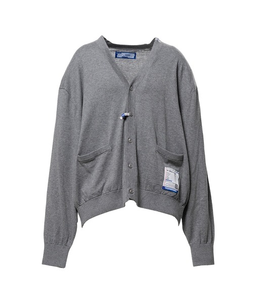 In・stru(men-tal).（インストルメンタル）の「High Gauge Knit Cardigan（カーディガン/ボレロ・メンズ・カーキ/ブラック/グレー・46/44/48）」の3枚目の写真