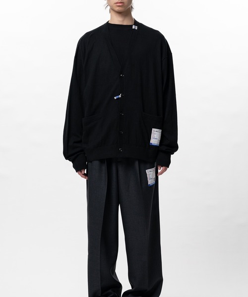 In・stru(men-tal).（インストルメンタル）の「High Gauge Knit Cardigan（カーディガン/ボレロ・メンズ・カーキ/ブラック/グレー・46/44/48）」の12枚目の写真