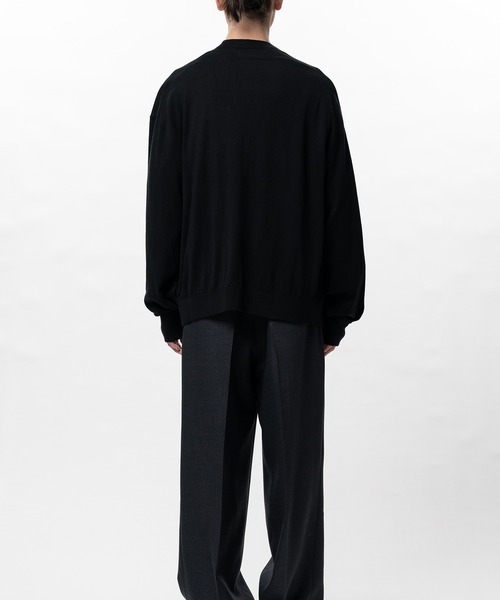 In・stru(men-tal).（インストルメンタル）の「High Gauge Knit Cardigan（カーディガン/ボレロ・メンズ・カーキ/ブラック/グレー・46/44/48）」の14枚目の写真