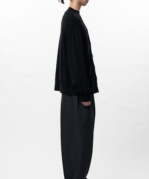 In・stru(men-tal).（インストルメンタル）の「High Gauge Knit Cardigan（カーディガン/ボレロ・メンズ・カーキ/ブラック/グレー・46/44/48）」の15枚目の写真