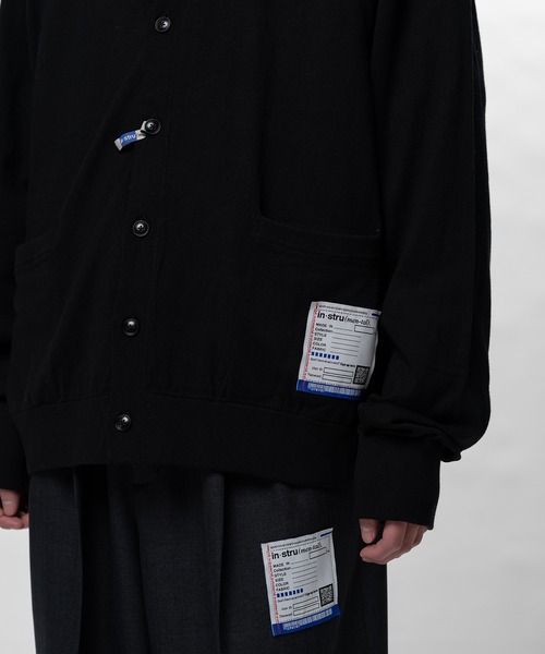 In・stru(men-tal).（インストルメンタル）の「High Gauge Knit Cardigan（カーディガン/ボレロ・メンズ・カーキ/ブラック/グレー・46/44/48）」の17枚目の写真