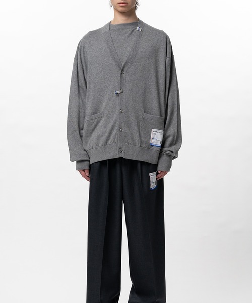 In・stru(men-tal).（インストルメンタル）の「High Gauge Knit Cardigan（カーディガン/ボレロ・メンズ・カーキ/ブラック/グレー・46/44/48）」の19枚目の写真