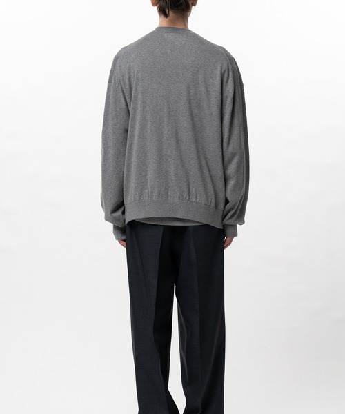 In・stru(men-tal).（インストルメンタル）の「High Gauge Knit Cardigan（カーディガン/ボレロ・メンズ・カーキ/ブラック/グレー・46/44/48）」の21枚目の写真