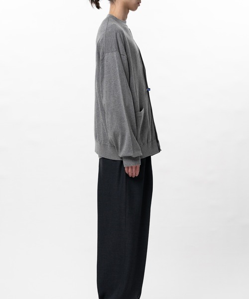 In・stru(men-tal).（インストルメンタル）の「High Gauge Knit Cardigan（カーディガン/ボレロ・メンズ・カーキ/ブラック/グレー・46/44/48）」の22枚目の写真