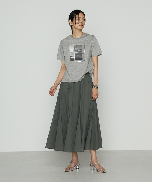 COMME CA（コムサ）の「〔 TALLサイズ 〕 80ナチュラルローン スカート（スカート・レディース・グリーン・15号）」の5枚目の写真