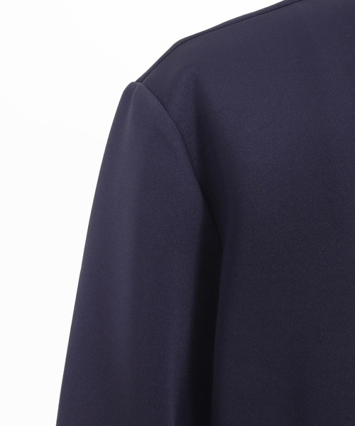 CAMBIO(カンビオ)の「mj11331- リラックスポンチノーカラー7分袖ジャケット(CMB-R0190)(ノーカラージャケット・メンズ・ネイビー/ブラック/グレー・L/M/S)」の20枚目の写真