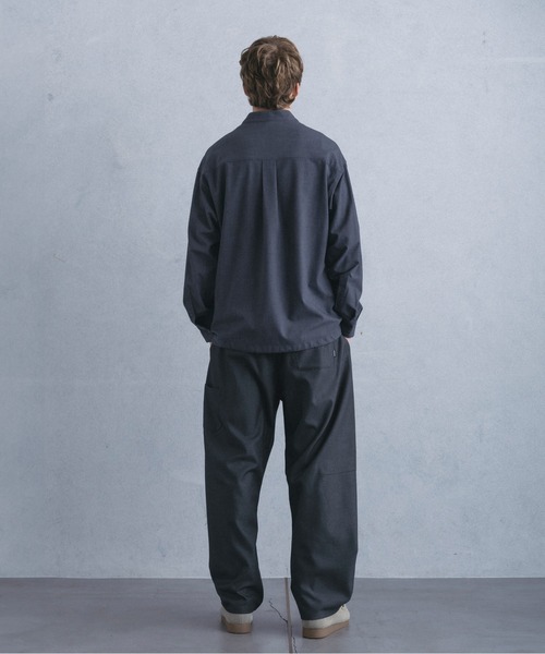+phenix(プラスフェニックス)の「【WEB・直営店限定】+phenix(プラスフェニックス)COCOON SILHOUETTE RELAXED PANTS コクーンシルエット リラックス パンツ(その他パンツ・メンズ・ブラック/チャコール・M/XL/L)」の22枚目の写真