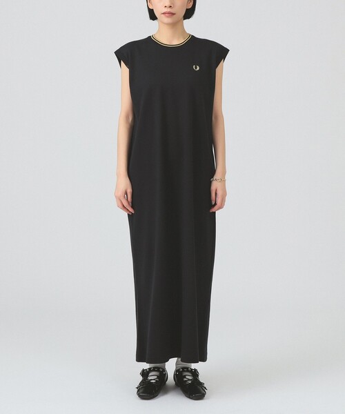 FRED PERRY(フレッドペリー)の「【別注】FRED PERRY / ティップド ピケ ドレス(ワンピース・レディース・ナチュラル/ブラック・10)」の8枚目の写真