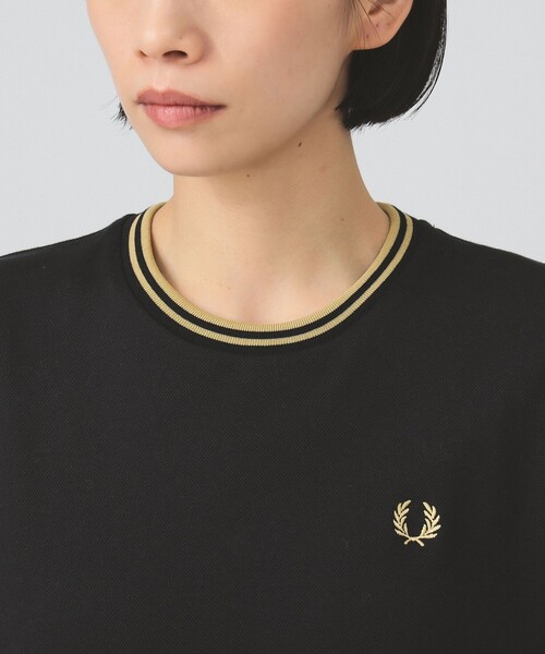 FRED PERRY(フレッドペリー)の「【別注】FRED PERRY / ティップド ピケ ドレス(ワンピース・レディース・ナチュラル/ブラック・10)」の11枚目の写真
