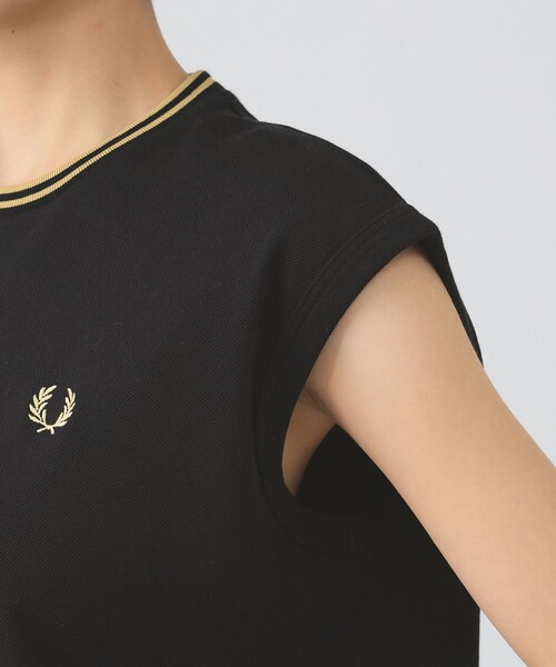 FRED PERRY(フレッドペリー)の「【別注】FRED PERRY / ティップド ピケ ドレス(ワンピース・レディース・ナチュラル/ブラック・10)」の12枚目の写真