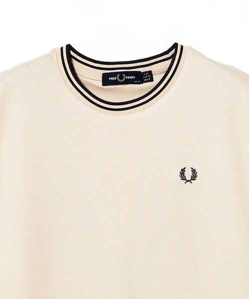 FRED PERRY（フレッドペリー）の「【別注】FRED PERRY / ティップド ピケ ドレス（ワンピース・レディース・ナチュラル/ブラック・10）」の17枚目の写真