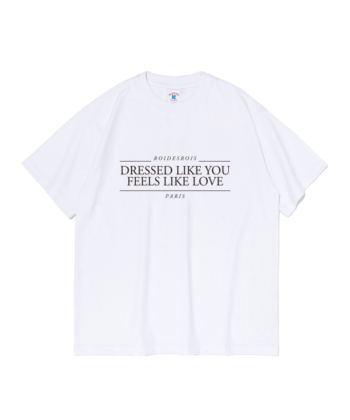 ROIDESROIS(ロワデロワ)の「ライクユー レタリング オーバーサイズ 半袖Tシャツ (ホワイト)(Tシャツ/カットソー・レディース・その他・S/M/L/2XL/XL)」の1枚目の写真