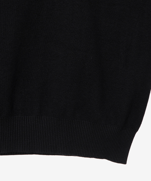 MINDBRIDGE（マインドブリッジ）の「[COUTURE]レイヤードセミオーバーフィットニット（ニット/セーター・メンズ・ブラック・100/110/95/105）」の11枚目の写真