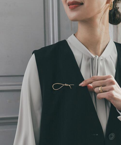 URBAN RESEARCH DOORS(アーバンリサーチドアーズ)の「ニュアンスブローチ(ブローチ/コサージュ・レディース・ゴールド/シルバー・ONE)」の3枚目の写真