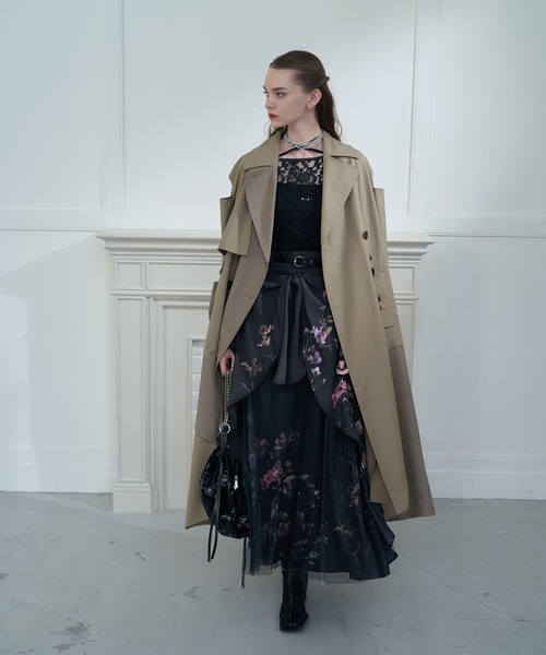 HARE(ハレ)の「【CEREMONY】2WAYレースタイトトップス(HARE)(Tシャツ/カットソー・レディース・ブラック/ホワイト・FREE)」の6枚目の写真