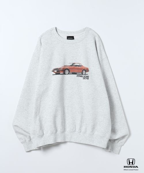 JEANASIS（ジーナシス）の「【Honda】スウェットプルオーバーLS/638807（スウェット・レディース・ブラック系その他/グレー/レッド・FREE）」の2枚目の写真