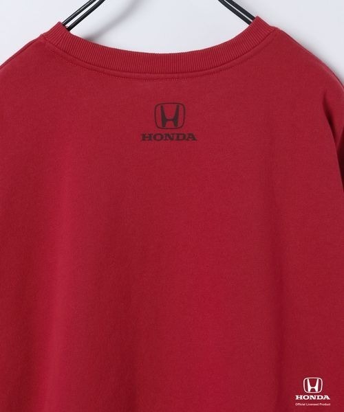 JEANASIS（ジーナシス）の「【Honda】スウェットプルオーバーLS/638807（スウェット・レディース・ブラック系その他/グレー/レッド・FREE）」の11枚目の写真