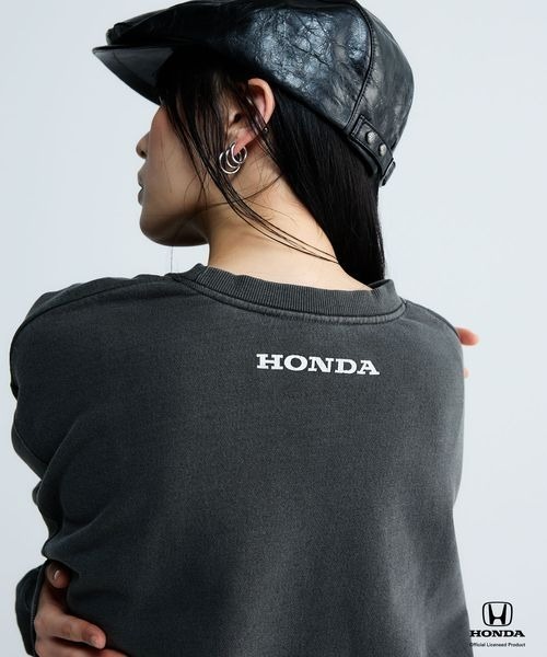 JEANASIS(ジーナシス)の「【Honda】スウェットプルオーバーLS/638807(スウェット・レディース・ブラック系その他/グレー/レッド・FREE)」の19枚目の写真