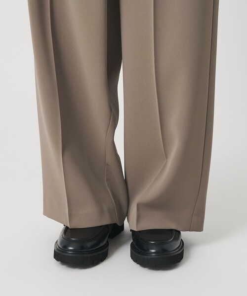 BEAUTY&YOUTH UNITED ARROWS(ビューティーアンドユースユナイテッドアローズ)の「【WEB限定 Wardrobe DAILY MINIMAL】ダブルクロス ラップパンツ ウォッシャブル(その他パンツ・レディース・ブラウン/ネイビー/ブラック・XS/S/M/L)」の20枚目の写真