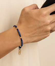 KLIPS URBAN（クリップスアーバン）の「Pin Blue Mens Stone Bracelet（ブレスレット）」